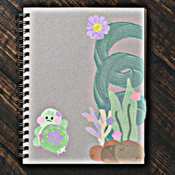 replay edit flowers doodles ocean turtle love freetoedit