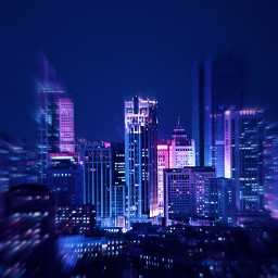 freetoedit interesting photography picsart picture pictureedit filter filteredit neon citylights cityscape city