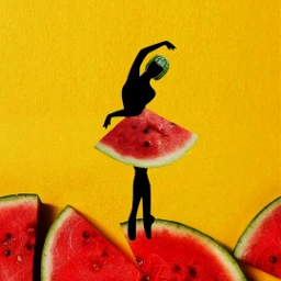 balletdancer watermelon freetoedit ecobjectportraits objectportraits