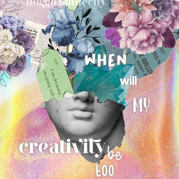 collage collageart floral mindblown colorful