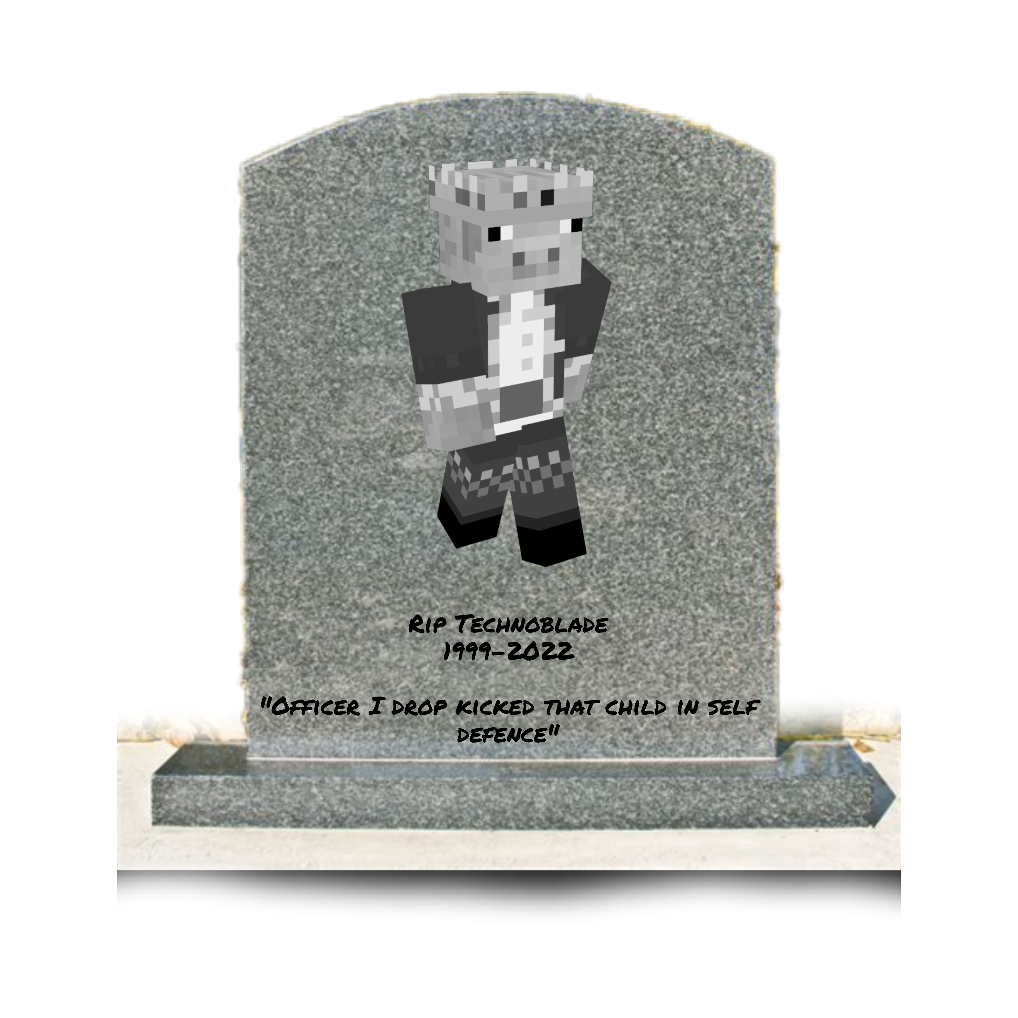 Grave for technoBlade by armywolf68 on DeviantArt