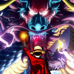 freetoedit anime onepiece luffy kaido wano wanokuni fight dragon wallpaper masterclassegrosseconneundiplodocuswoulah