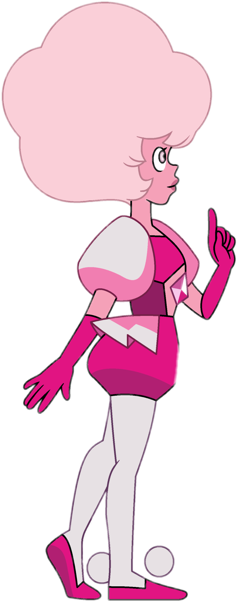 pinkdiamond stevenuniverse sticker by @xbunnibabex