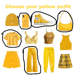 freetoedit outfits yellow
