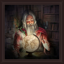 wizard magic globe storytelling shining freetoedit ircdesigntheglobe designtheglobe