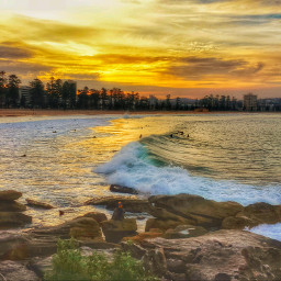 australia sunsetphotography beach sunset vacation picsart picsartchallenge arizona pcmydreamdestination mydreamdestination