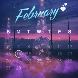 february calendar februarycalendar2022 newmonth filters effects writing text daysoftheweek purple pink darkblue freetoedit remix srcfebruarycalendar2022