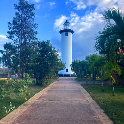 freetoedit travel photography lighthouse nature faro puertorico sky clouds backgrounds background