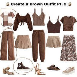 chooseyouroutfit brown outfit bored freetoedit