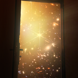opendoor portal outerspace universe golden glow madewithpicsart jameswebbspacetelescope galaxy freetoedit