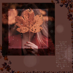 frexas_stylee freetoedit fall trending replay exclusive hot cool autumn autumnleaves september october 2022 challenges voteforme orange colors fallcolours fallcolors girl anime text frame leaves remixit