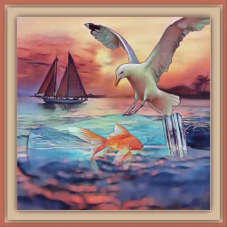 storytelling seagull fish travel freetoedit ircwatercan watercan