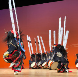 kitakami japan folklore dance stage