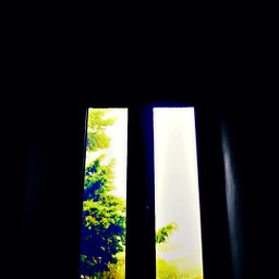 frommywindow bedroom green trees window