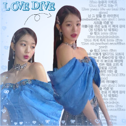 lovedive blue azureblue color wonyoung kpop idol korea kpopedit ive wonyoungive wonyoungedit wonyoungjang wonyoungizone izone dive freetoedit
