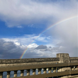 freetoedit sky clouds rainbow bridge portland pnw oregon nature pcskyandclouds skyandclouds