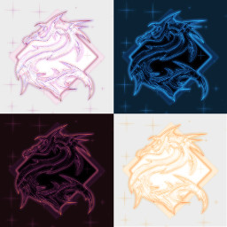 dragon logo icon colorswatches freetoedit