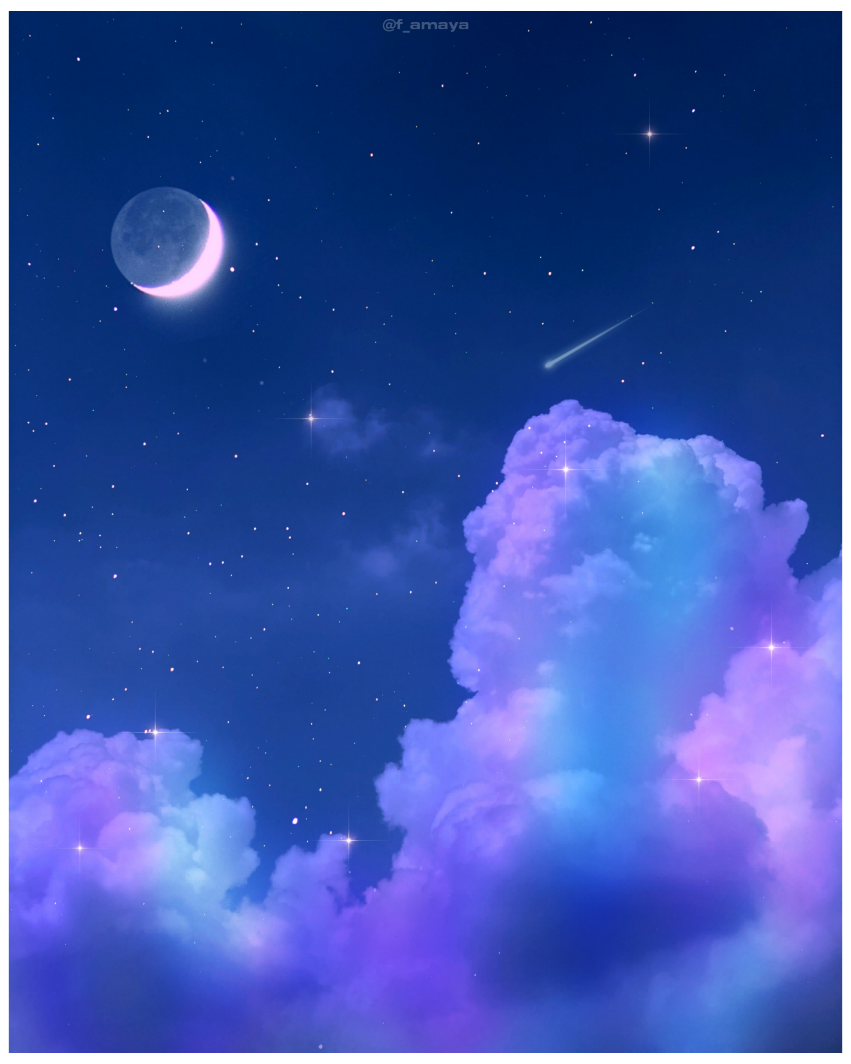 picsartmaster @f_amaya72 🌙 creating a magical moon aesthetic