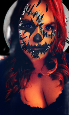 fullmoon redhead mask freetoedit local srchalloweenmask halloweenmask