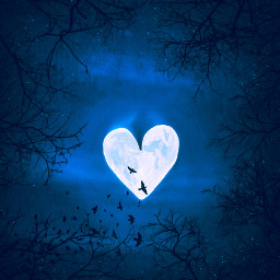 universe sky nature love❤️ thedenarts moon heart heypicsart madewithpicsart love_nature unsplash freetoedit love
