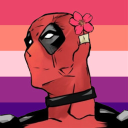 deadpool wadewilson marvel comics icons gendernonconforming gnc queer femme freetoedit