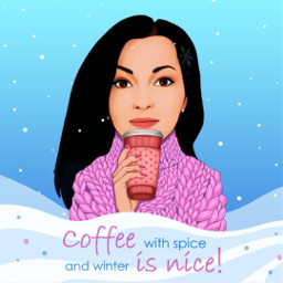 winter cofee animegirl snow quotes freetoedit local