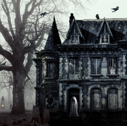 hauntedhouse ghosts graveyard freetoedit