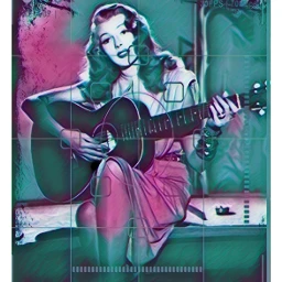 ritahayworth 1940shollywood guitar music stringinstrument acoustic musical freetoedit srcrecordingthemoment recordingthemoment